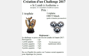 CREATION D UN NOUVEAU CHALLENGE ANNUEL 2017