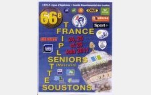 Championnat de France Triplettes à SOUSTONS (40)
