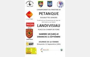 Championnat Doublettes Seniors Septembre 2011