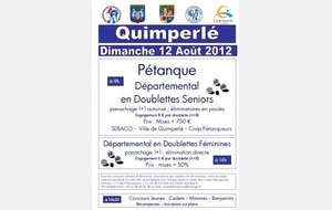 Départemental  du 12 août 2012 à Quimperlé...