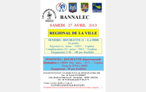 Régional de BANNALEC 2013
