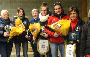 Championnat départemental TRIPLETTES FEMININS 2014   