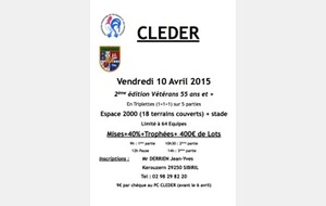 Rassemblement Vétérans le 10 avril 205 à CLEDER
