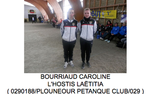 Résultats Championnat Dépt Doublettes 2018