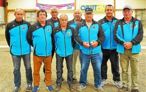 Les vétérans de MOELAN, champion du Finistère 2018