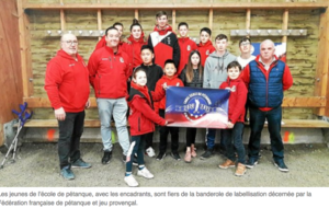 GOUESNOU - Deux étoiles pour l'école de pétanque...