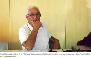 Les bénévoles,  rois de la pétanque...