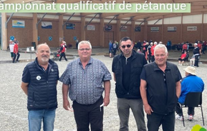 Qualificatif triplette vétérans secteur 1 à Guilers