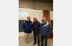 Championnat Vétérans 2017
Michel ANDRE, Jean-Pierre PERON, Patrick MOBIHAN