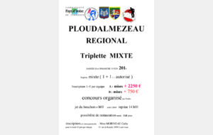 PLOUDALMEZEAU (Régional Triplettes Mixtes)