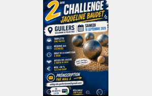 2ème Challenge Jacqueline Baudet
