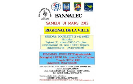 Régional de la Ville de BANNALEC