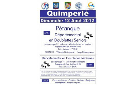 Départemental  du 12 août 2012 à Quimperlé...