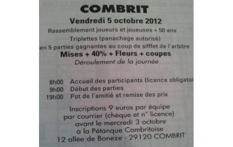 Rassemblement Vétérans à COMBRIT...