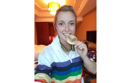 Caroline Bourriaud est devenue championne du monde de pétanque par équipe