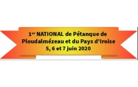 1er National de pétanque de Ploudalmézeau...