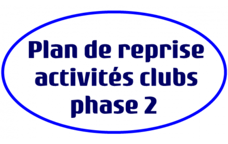 PLAN DE REPRISE DES ACTIVITES DANS LES CLUBS APRES CONFINEMENT–PHASE 2