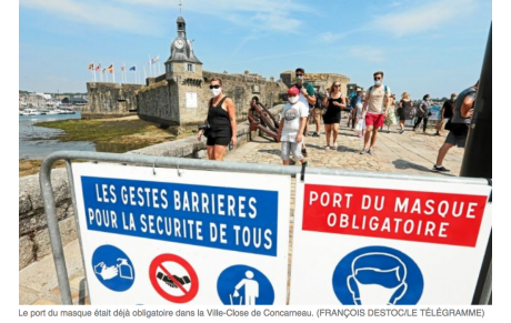 Le port du masque obligatoire dans 12 nouveaux centres-villes