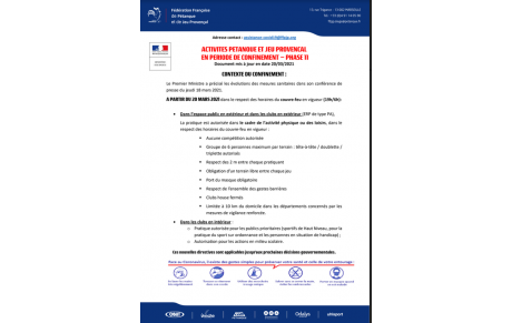 Activités Pétanque PHASE 12