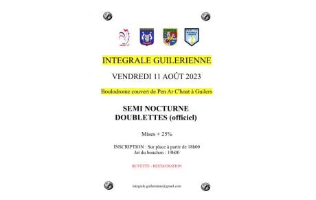 Semi-Nocturne à Guilers le vendredi 11 Août 2023