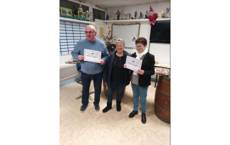 Remise de récompense à l'Intégrale...