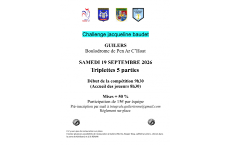 Challenge à Jacqueline  !