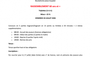 Rassemblements à venir...